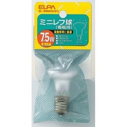 白熱電球 ミニレフ球 看板用 E17口金 110V 7.5W形 32mm径 フロスト G-900H(F)