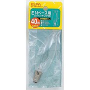 白熱電球 シャンデリア球 E14口金 100~110V 40W形 32mm径 クリア G-701H(C)