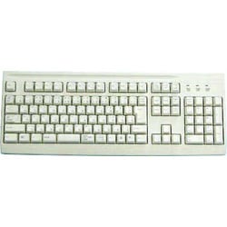 PS/2接続 日本語 109キー フルキーボード RoHS指令対応品 アイボリー KFK-109PS2
