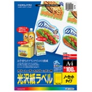 カラーLBP&PPC用光沢紙ラベル A4 ノーカット 100枚 LBP-G1900