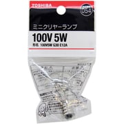 白熱電球 ミニクリヤーランプ E12口金 100V 5W形 クリア 100V5WG30E12A