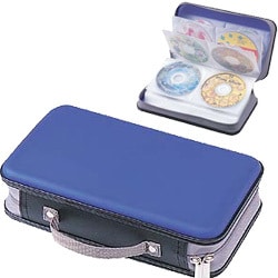 CD/DVDケース 96枚収納 ブルー FCD-9601BL