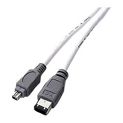 IEEE1394ケーブル 6ピン-4ピン 2m ZEM-220