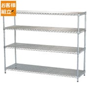MR-1512 [メタルラック（ポール直径25mm） 幅150cm×奥行46cm 棚板4枚]