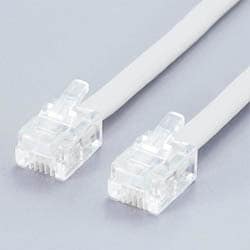 ツイスト＆シールドモジュラーケーブル ベージュ　20m MJ-20TS