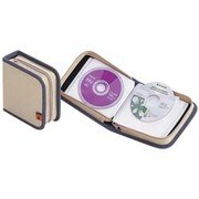 CD・DVD36枚収納ケース ベージュ CDF36BE