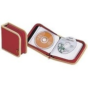 CD・DVD36枚収納ケース レッド CDF36RD