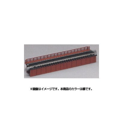Nゲージ 20-461 単線デッキガーダー緑