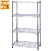 MR-6512J [メタルラック（ポール直径25mm） 幅66cm×奥行36cm 棚板4枚]