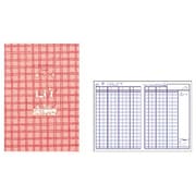 12231006 家計簿<A5> 月間 チェック柄