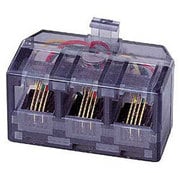 テレフォン分配アダプタ 3分配 クリアブラック TEL-AD3CBK