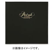 ポートレート台紙 キャビネ 1面 ブラック V-208