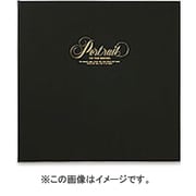 ポートレート台紙 6切 2面 ブラック V-208