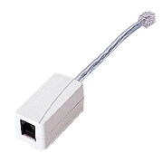 ADSL用ノイズフィルタ ホワイト 10cm DSL-NF001
