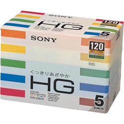 5T120HGSCB VHSビデオカセット 120分 5本