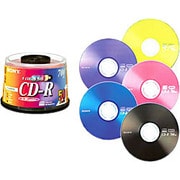 CD-R 700MB 48倍速対応 50枚 カラーミックス 50CDQ80EXSP