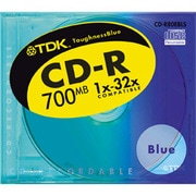 CD-R 700MB 32倍速 タフネスブルー 1枚 CD-R80EBLS