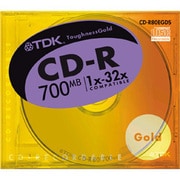 CD-R 700MB 32倍速 タフネスゴールド 1枚 CD-R80EGDS