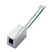 ADSL用 ノイズフィルタ 10cm シルバー DSL-NF201