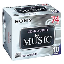 10CRM74A CD-Rオーディオ 74分 10枚