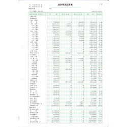 合計残高試算表 500枚入 SR9481