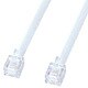 エコロジー電話ケーブル ノーマル 5m TEL-EN-5K