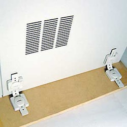 QL-55【耐震用ストッパー(4本入り)】OA機器の転倒・落下防止に