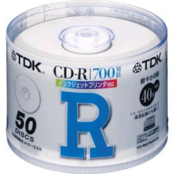 CD-R 700M ホワイトレーベル 50枚 CD-R80TW×50PS