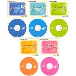 CDRA80C MIX1P10S CD-Rオーディオ 80分 10枚ミックスパック