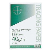 ナチュラルトレーシングペーパー 薄口 40g B3 100枚パック入 セ-T43