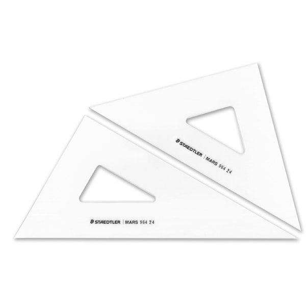 マルス 三角定規 24cm 964-24