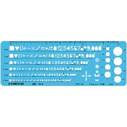 982-15-2 数字定規テンプレート