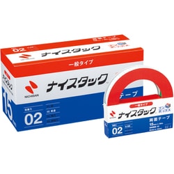 両面テープ ナイスタック 一般タイプ ブンボックス 15mm×20m 大巻 10巻入 NWBB-15