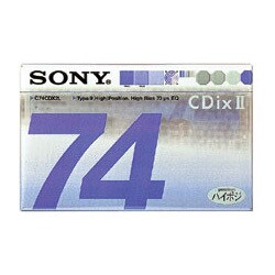 ハイポジションオーディオカセット 74分 1本 C74CDX2L