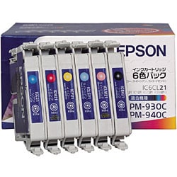 ヨドバシ.com - エプソン EPSON IC6CL21 [インクカートリッジ 6色 