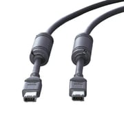 IEEE1394ケーブル 6ピン-6ピン 1.0m ブラック AI-784FC