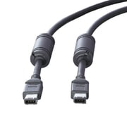 IEEE1394ケーブル 6ピン-6ピン 2.0m ブラック AI-803FC