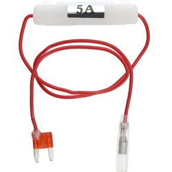 ミニ平型ヒューズ電源 DC12V・60W DC24V・120W 10Aヒューズ差替用 E511