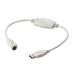 AU01-PS [USB-PS/2変換ケーブル 0.26m]