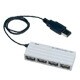 USBハブ 4ポート ホワイト UH-1104W