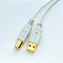 スリムUSBケーブル1.0M(ホワイト) ZUHYS10W