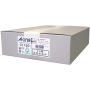 ラベルシール［レーザープリンタ］ マット紙・ホワイト A4 24面 四辺余白付 角丸 500シート 31150