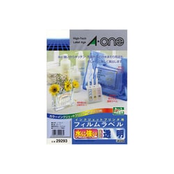 ヨドバシ.com - エーワン A-one 水に強い透明光沢フィルムラベル