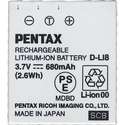 ヨドバシ.com - リコー RICOH ペンタックス PENTAX D-LI8 [充電式リチウムイオンバッテリー] 通販【全品無料配達】