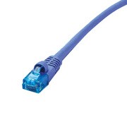 Cat5e対応 LANケーブル UTP仕様 クロス より線 ブルー 1m LTC-ERR01BL