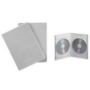 DVDトールケース 14mm 2枚収納 2ケース AT-WDV2