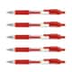 サラサ0.5 ジェルボールペン 赤インク0.5mm 5本セット JJ3-R-5P