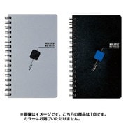 リングノート(ダブルリングタイプ) ポケットノート A6変形(148×87mm) B罫(中横罫)/罫幅6mm 21行 50枚 1冊 ノ-414