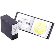 CDR&DVDファイルブックタイプ 36枚収納 ブラック CDF3602BK