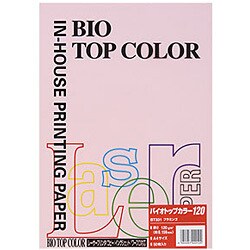 バイオトップカラー 両面 プリンター用紙 フラミンゴ 120g/m2 A4 50枚 BT331